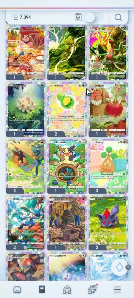 Pokémon TCG Pocket Accounts EN 7,3K Card|143 EX|3 Crown [Roaring Moon,Lunala,B image 12