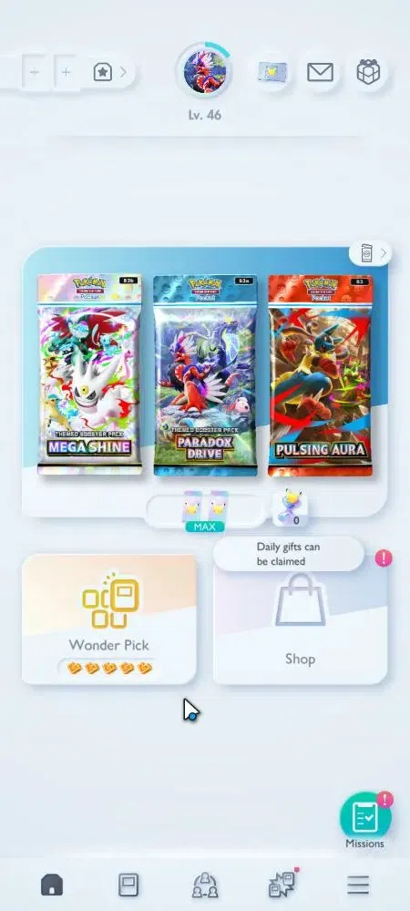 Pokémon TCG Pocket Accounts EN 7,3K Card|143 EX|3 Crown [Roaring Moon,Lunala,B image 19