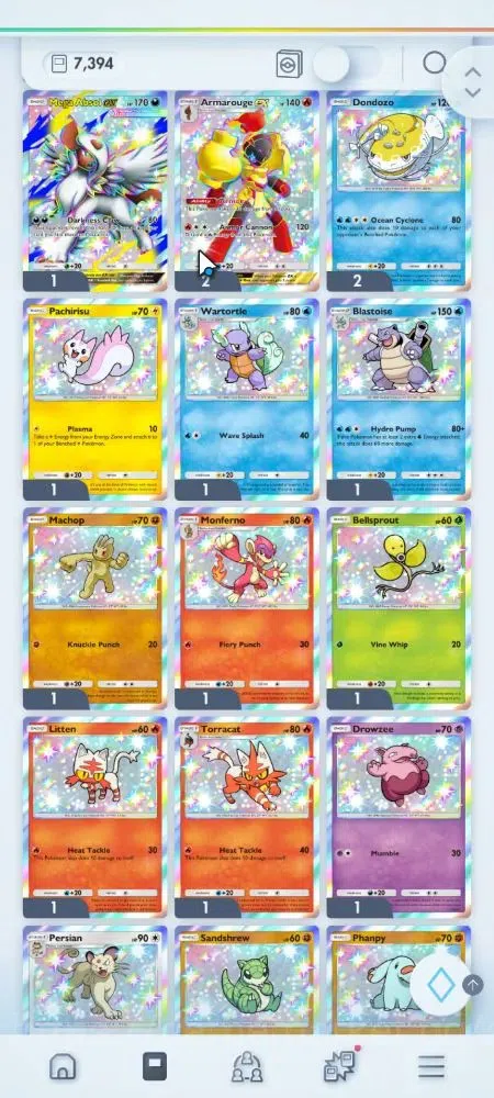 Pokémon TCG Pocket Accounts EN 7,3K Card|143 EX|3 Crown [Roaring Moon,Lunala,B image 2