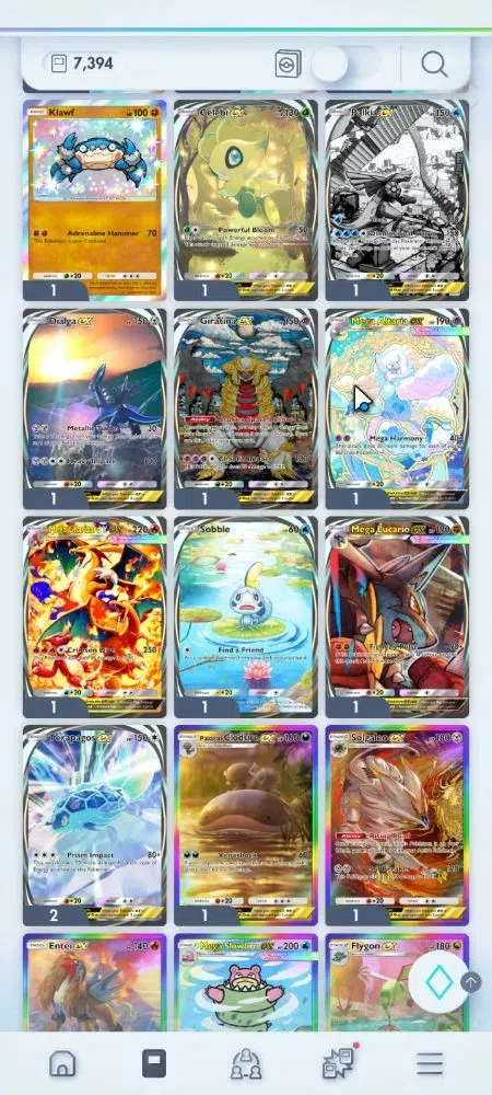 Pokémon TCG Pocket Accounts EN 7,3K Card|143 EX|3 Crown [Roaring Moon,Lunala,B image 4
