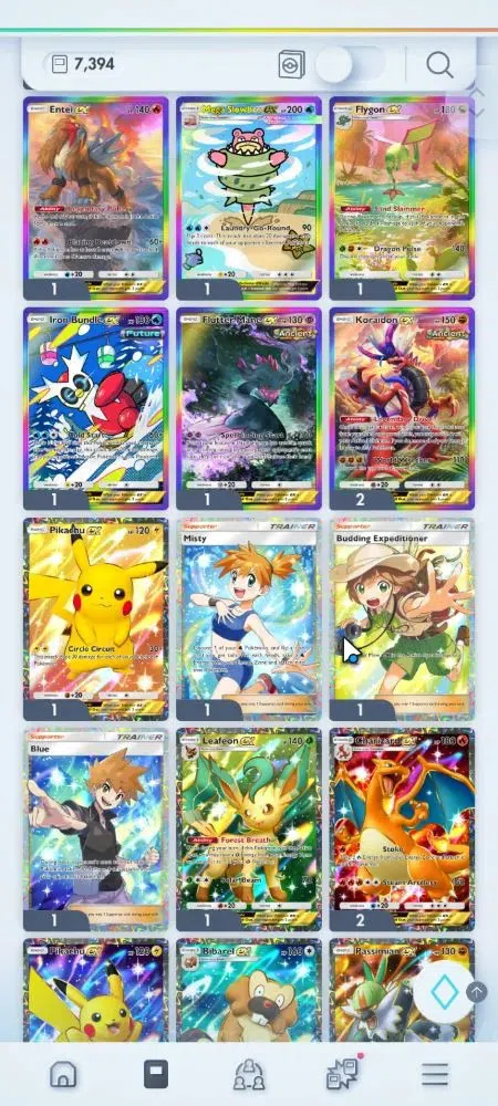 Pokémon TCG Pocket Accounts EN 7,3K Card|143 EX|3 Crown [Roaring Moon,Lunala,B image 5