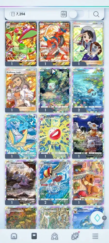 Pokémon TCG Pocket Accounts EN 7,3K Card|143 EX|3 Crown [Roaring Moon,Lunala,B image 7