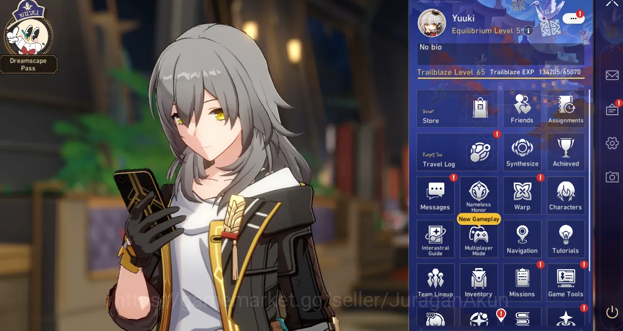 Honkai Star Rail Accounts Mid Game ASIA [TL65] 5 Limited (Castorice,RM, The Herta+Sign,SW E1,Sparkle,Rappa) Jingliu, Etc 2