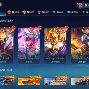 Mobile Legends: Bang Bang Accounts Collector Global|536S|World|5 Legend|4 KOF|6 Aspirant|2 Ducati|3 KungFuPanda|2 Zenith|2