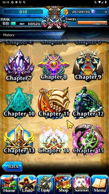 Grand Summoners Accounts Starter Global|Rank 68|19 Ascend [WH FenTW,JijiTW,FernTW,MomoTW,AinzTW,Veldora,etc]+SpArt 7