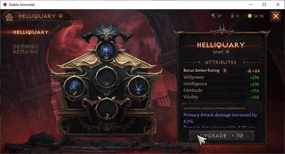 Diablo Immortal Accounts NA-Chains of Honor|Lv60(272) Necromancer|26K CR|Re image 4