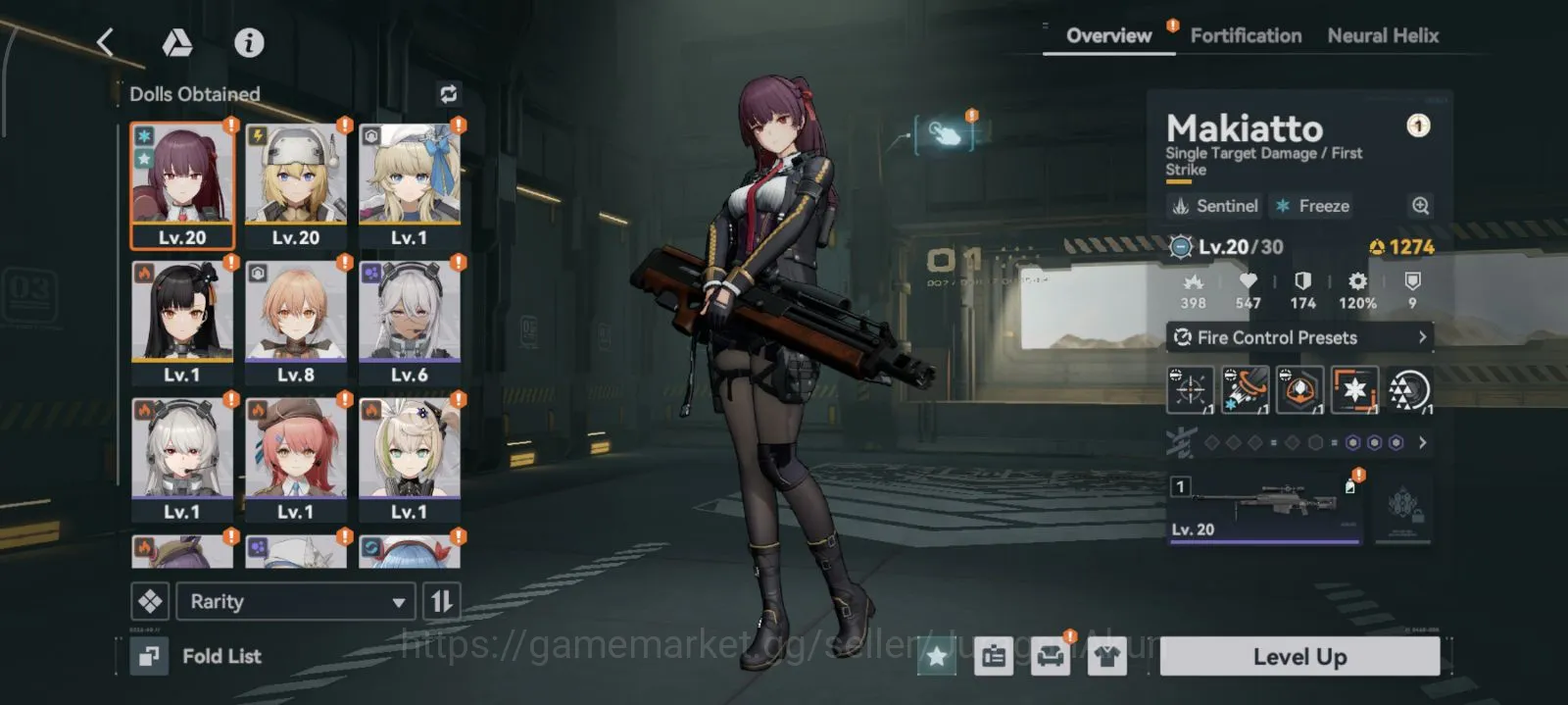 Girls' Frontline 2: Exilium Accounts GlobalDarkwinter| Starter Makiatto,Mosin,Vepley,Qiongjiu|Gems 6035|CN on|Take Email 3