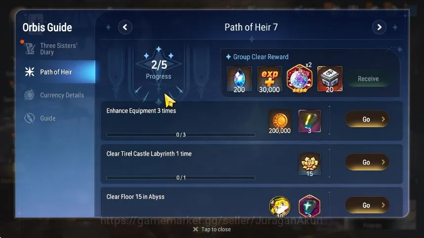 Epic Seven Accounts Global Unverif|Fresh Starter|2 ML(Zio, Har setti)+ image 2