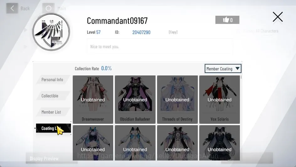Punishing: Gray Raven Accounts Mid-Game Asia|BC 5.3K, BlueC 2.3K|SS Ishmael+Sign,CW+Sign,Obliv+B5, etc|2 Char Selector|Log 3