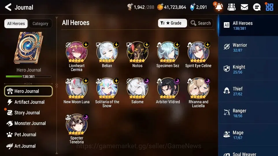Epic Seven Accounts Asia Unverif| 11 ML (Notos, Rhianna and Luciella, image 1