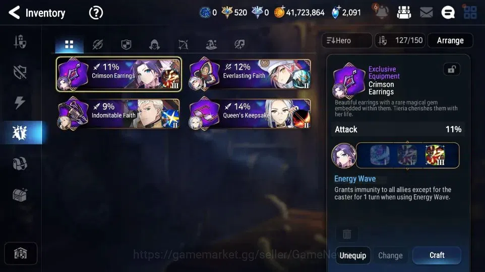 Epic Seven Accounts Asia Unverif| 11 ML (Notos, Rhianna and Luciella, image 16