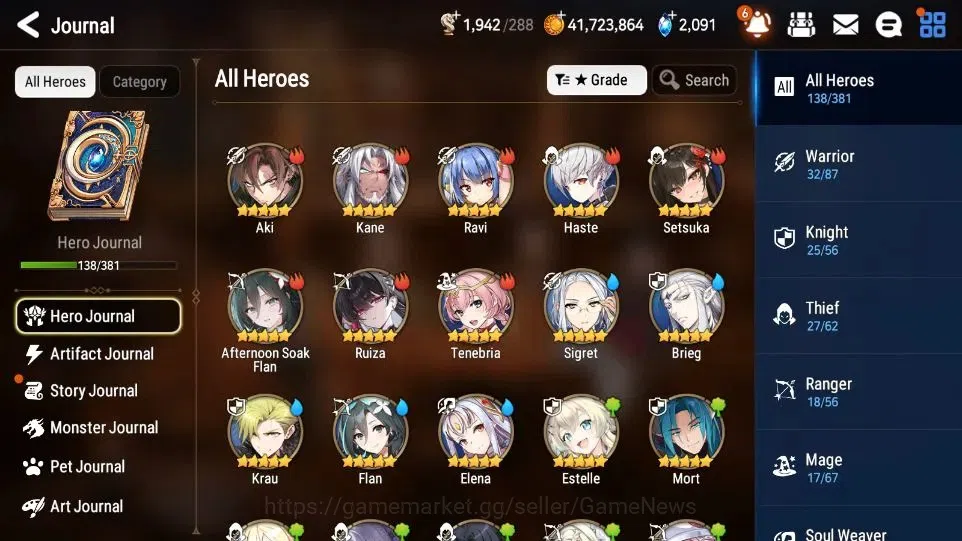 Epic Seven Accounts Asia Unverif| 11 ML (Notos, Rhianna and Luciella, image 2