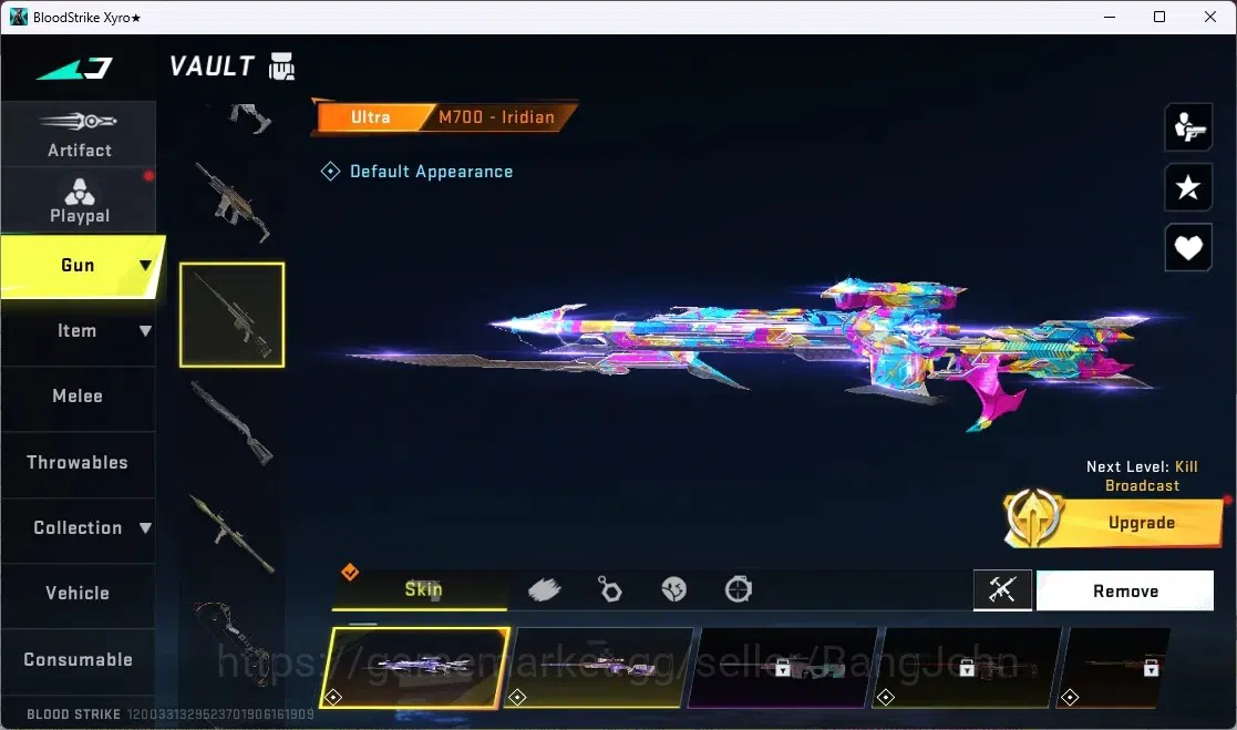Blood Strike Accounts ASIA | 3 7DS: AK47,Kar98k,QBZ98 | 1 TR:FN2000 | 2  image 12