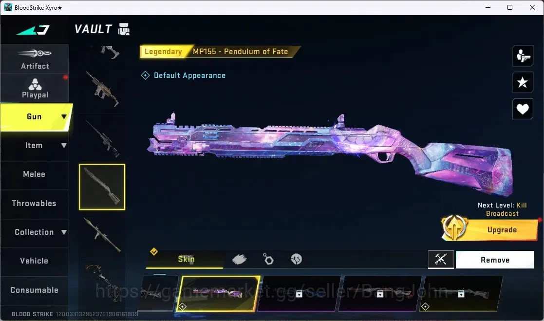 Blood Strike Accounts ASIA | 3 7DS: AK47,Kar98k,QBZ98 | 1 TR:FN2000 | 2  image 14