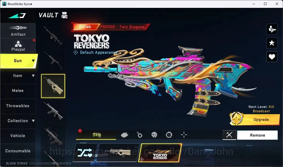 Blood Strike Accounts ASIA | 3 7DS: AK47,Kar98k,QBZ98 | 1 TR:FN2000 | 2  image 19