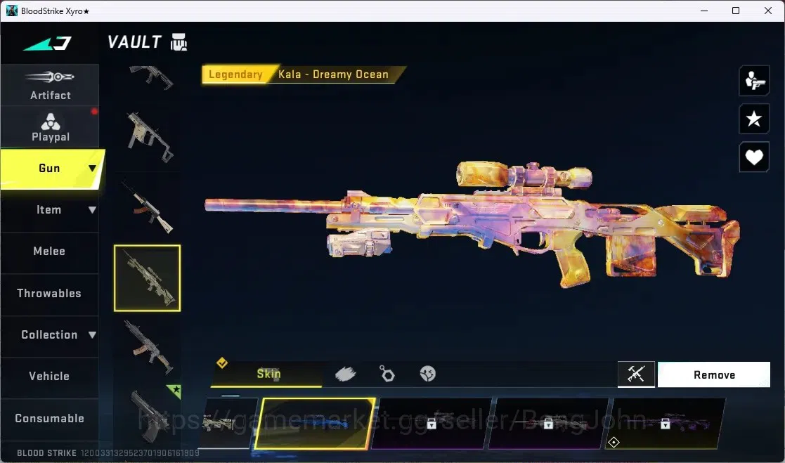 Blood Strike Accounts ASIA | 3 7DS: AK47,Kar98k,QBZ98 | 1 TR:FN2000 | 2  image 9