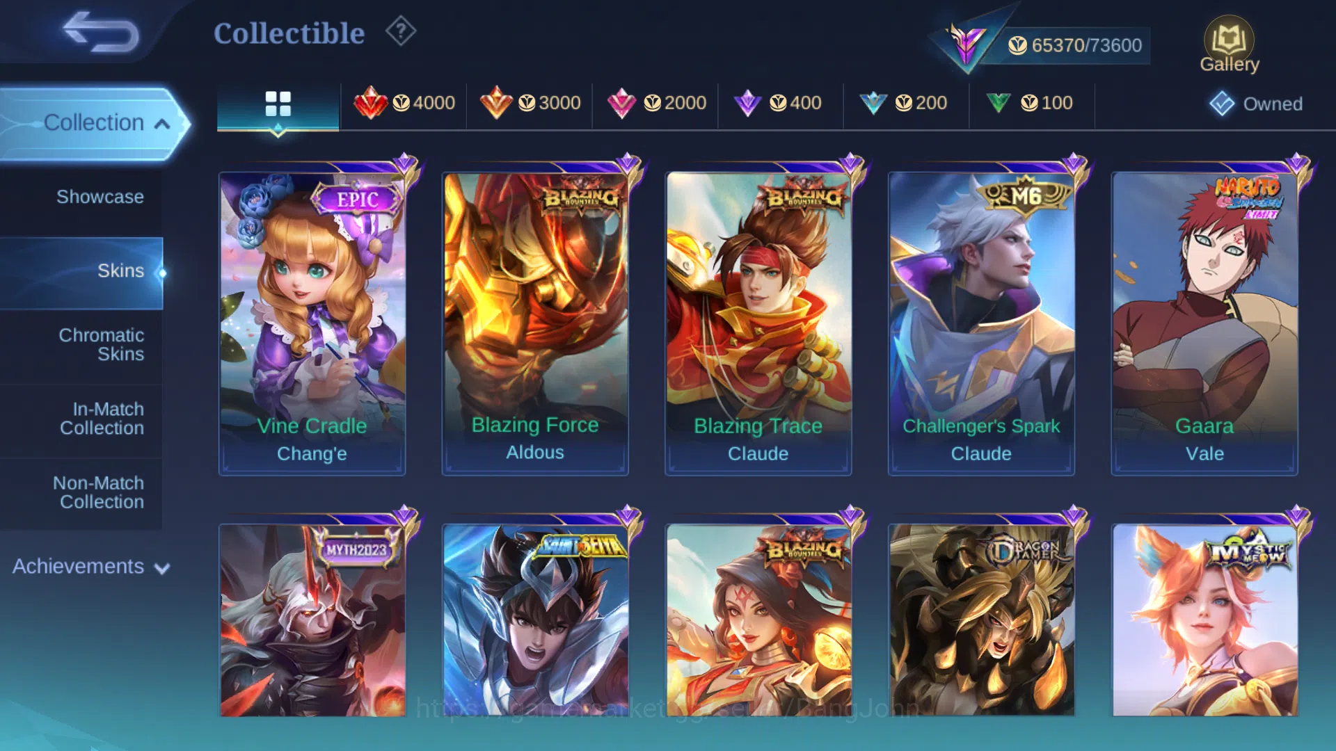 Mobile Legends: Bang Bang Accounts Skin 288 | Emblem Max | Recall Epic RECALL | KOF K image 11