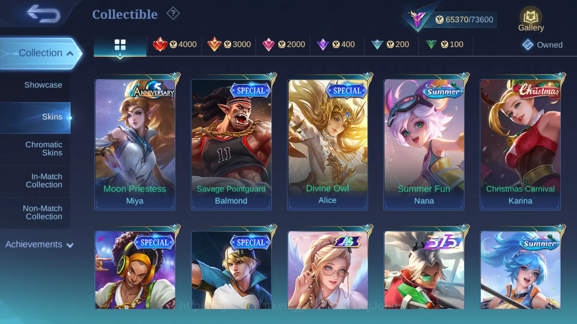 Mobile Legends: Bang Bang Accounts Skin 288 | Emblem Max | Recall Epic RECALL | KOF K image 14