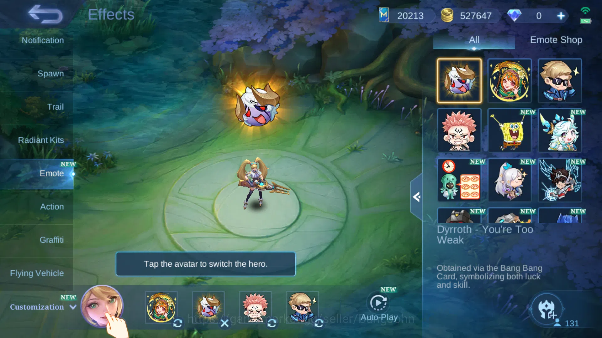 Mobile Legends: Bang Bang Accounts Skin 288 | Emblem Max | Recall Epic RECALL | KOF K image 17