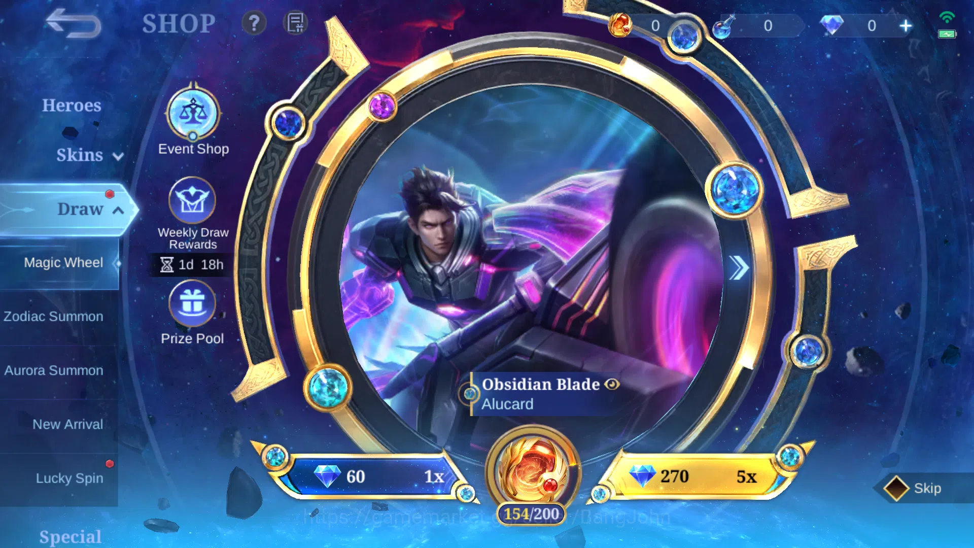 Mobile Legends: Bang Bang Accounts Skin 288 | Emblem Max | Recall Epic RECALL | KOF K image 18