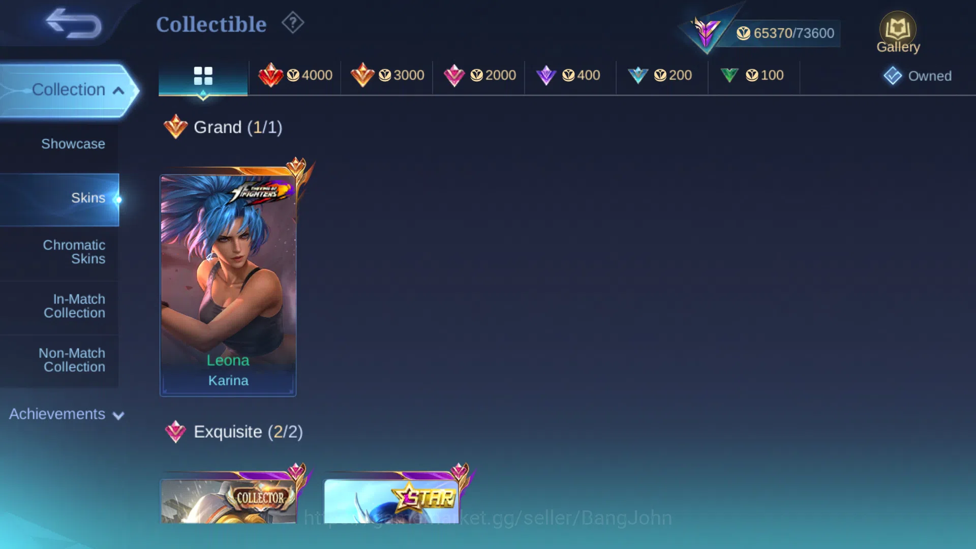 Mobile Legends: Bang Bang Accounts Skin 288 | Emblem Max | Recall Epic RECALL | KOF K image 4