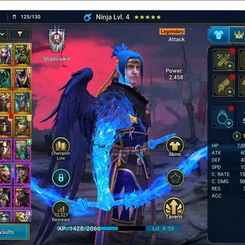 Raid: Shadow Legends Accounts Mid-Game Lv 18|602K Power|17 Legend(Jintoro,Artax,Ninja,Rathalos,Xenomorph,Alice,Mc