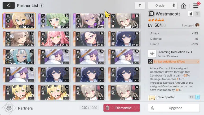 Chaos Zero Nightmare Accounts GLOBAL|Lv 54|11 SSR [SerenielM1+Patner,ChizuruM1,M image 4