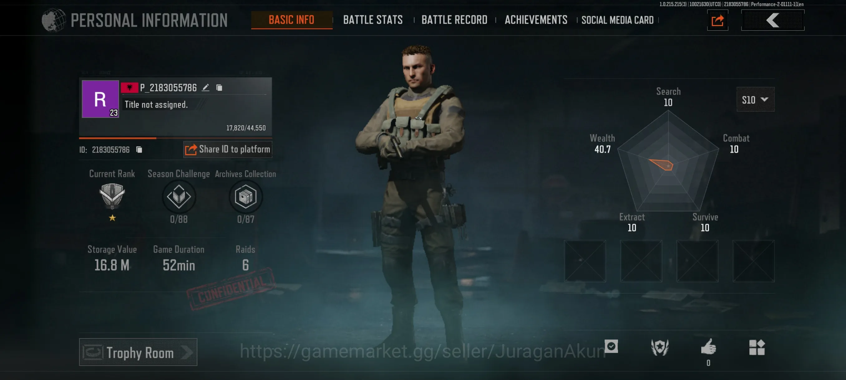 Arena Breakout Accounts Others [MOBILE]SV 16M|CV 16M|Plain ACC| Borealis AK12, USAS12,Etc|Many Gear|CN 2