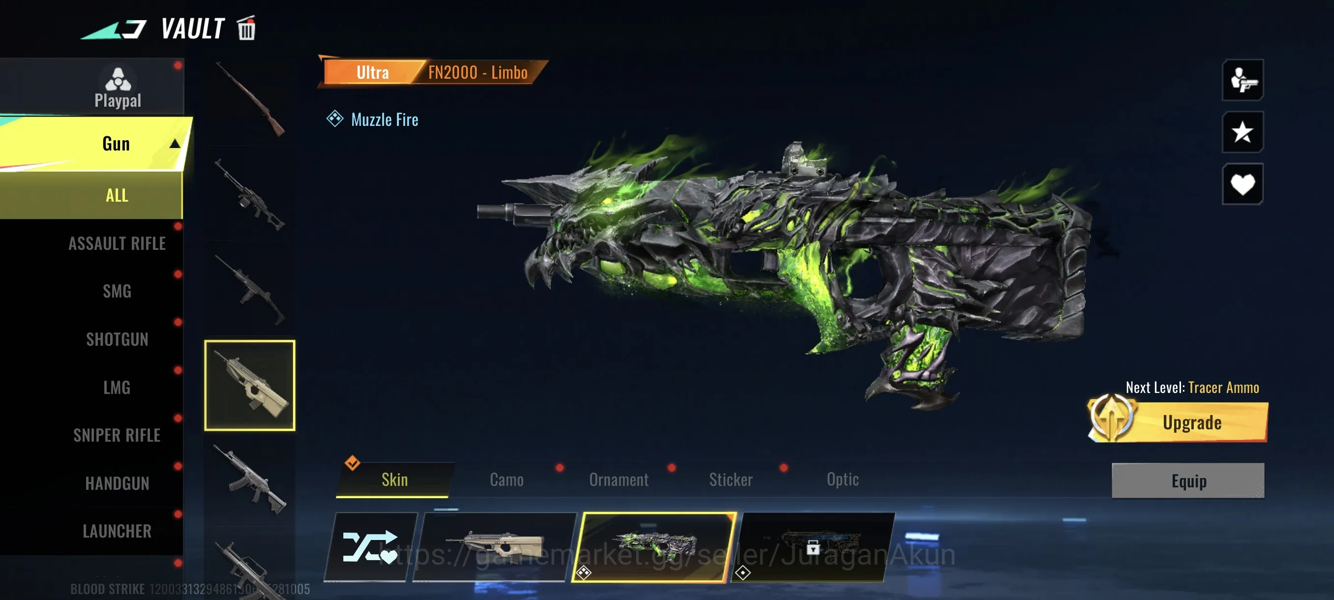 Blood Strike Accounts Asia|Ultra Lightblade-Limbo Max,FN2000-Limbo Lv3,k image 3