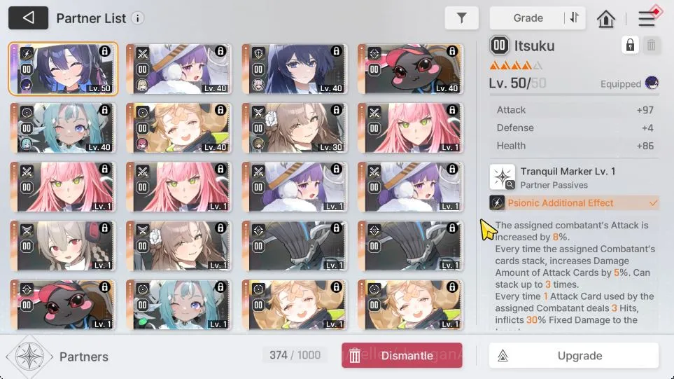 Chaos Zero Nightmare Accounts GLOBAL Lv40|1,3K Crystal|6 SSR 2 Limit 4