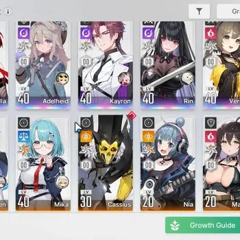 Chaos Zero Nightmare Accounts GLOBAL Lv 40| 5 SSR