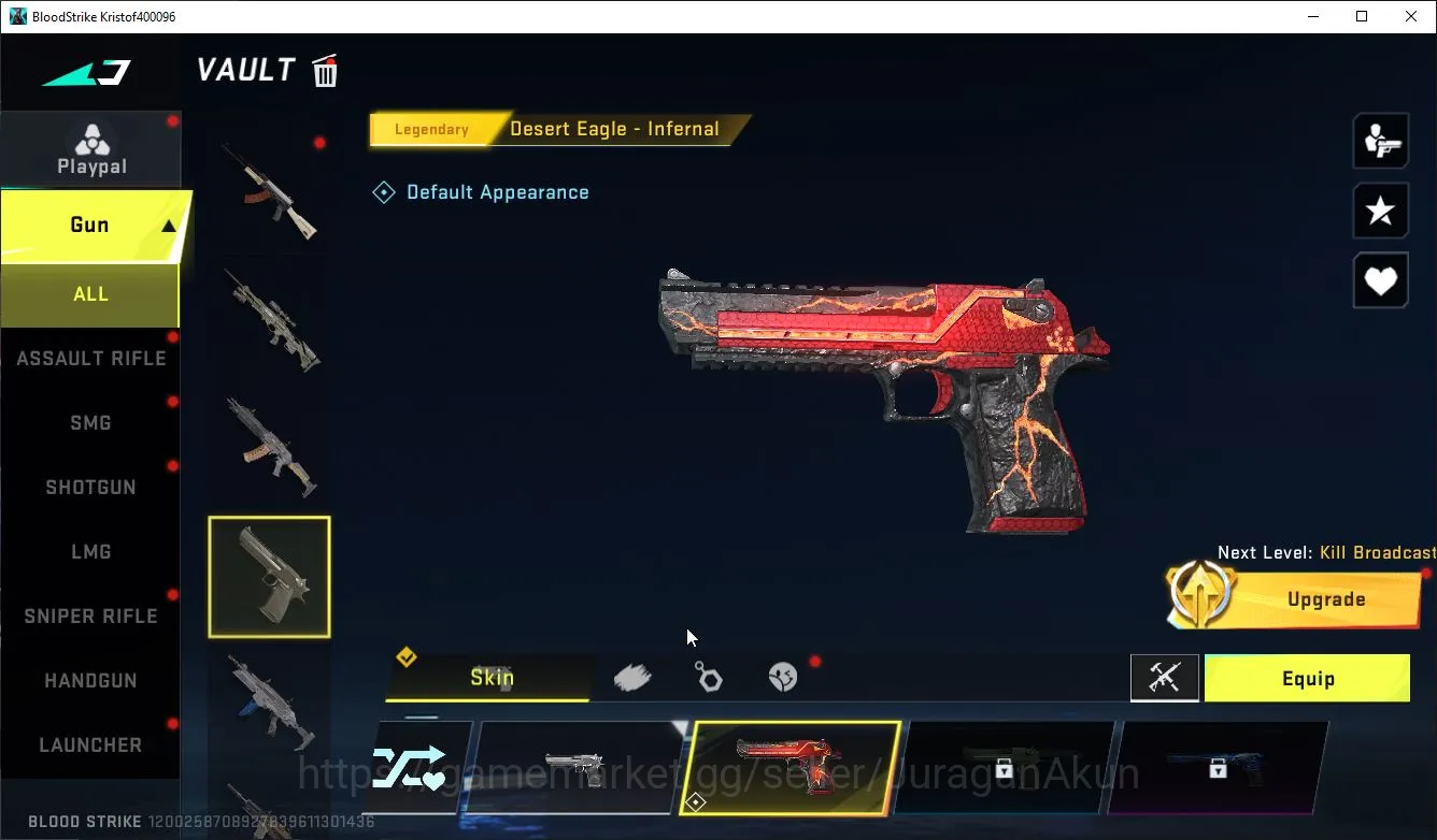 Blood Strike Accounts Mid-Tier Asia|Fresh Starter|Collab Eva (MCX-Eva00)|Eternal MP5-Dominator|2 Ultra 4