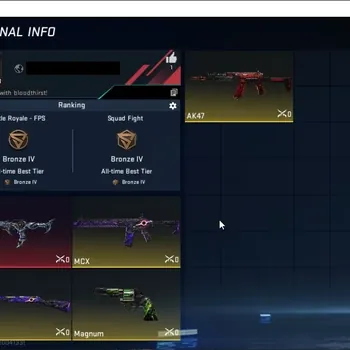 Blood Strike Accounts Starter ASIA STARTER |1 ETERNAL UZI || Legendary: AK47 ,Magnum ,MCX, Kar98|| CHEK SS || BS1169Z