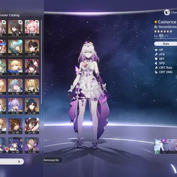 Honkai Star Rail Accounts Others Asia|TL 70|14 Limited|(Castorice