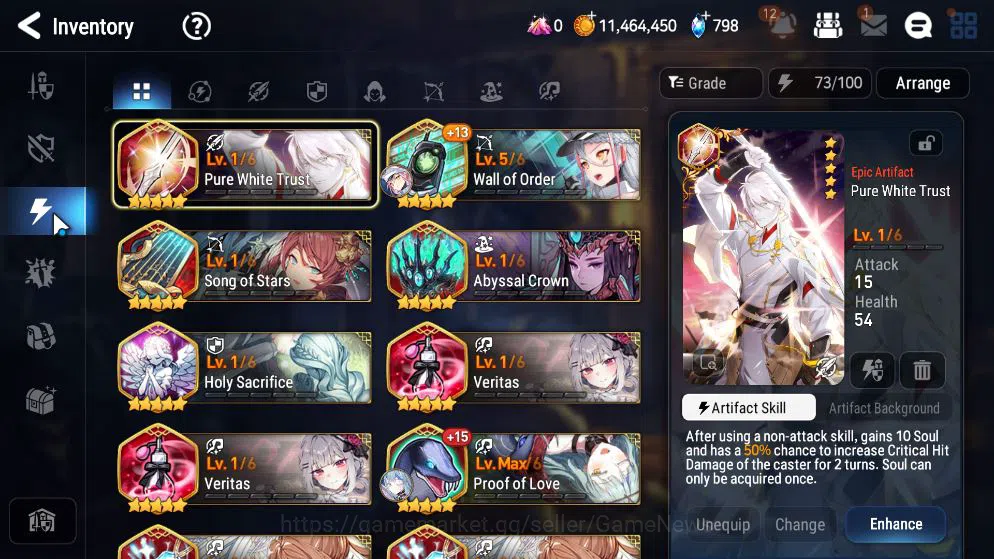 Epic Seven Accounts GLOBAL Unverif|New Era|4 ML(Har setti,A Vildred,Zi image 10