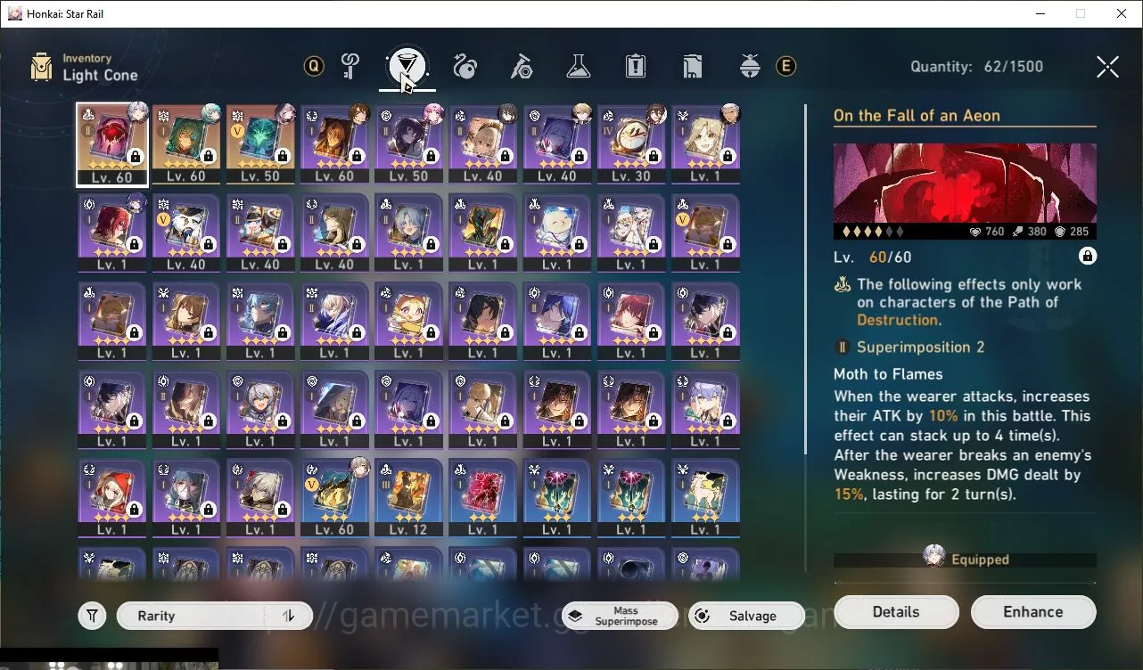 Honkai Star Rail Accounts Mid Game ASIA|TL56|6 Limited |[Anaxa+Sign,Phainon,Saber,The Herta,Ruan Mei,Etc]|Amphoreus|Take 2