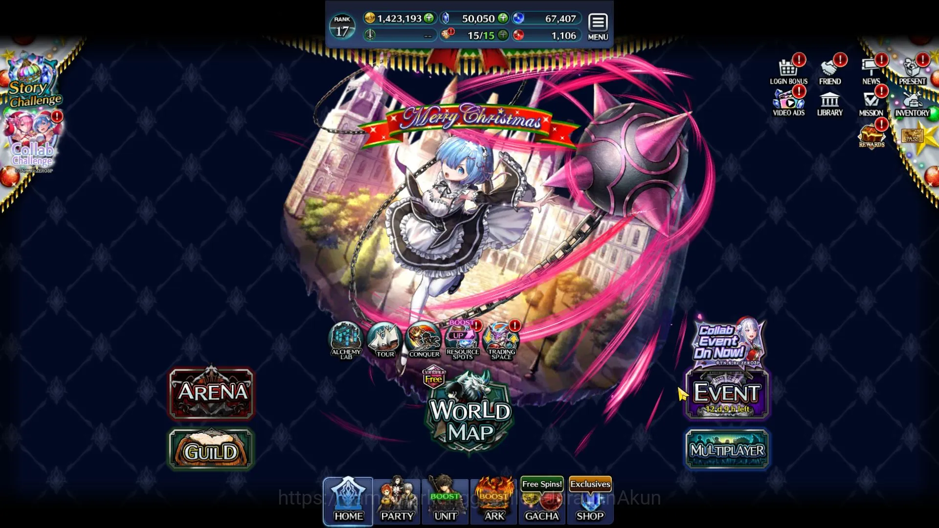 Last Cloudia Low-End Global|Starter 50K Crystal+Collab Re:Zero (Rem & E image 1