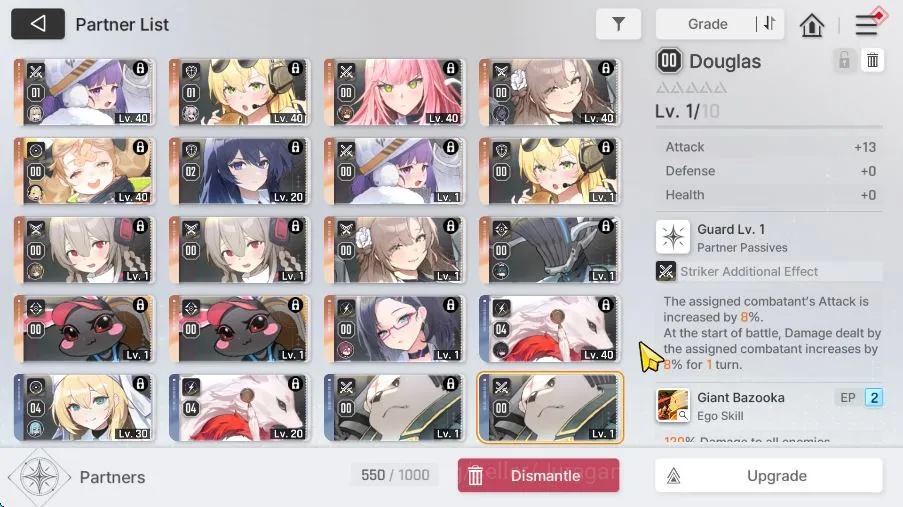 Chaos Zero Nightmare Accounts GLOBAL Lv43|8 SSR(YukiM1,VeronicaM1,HugoM1,Haru,Khalipe,Kayron,Luke,Orlea)+11 SR,15 SR 2