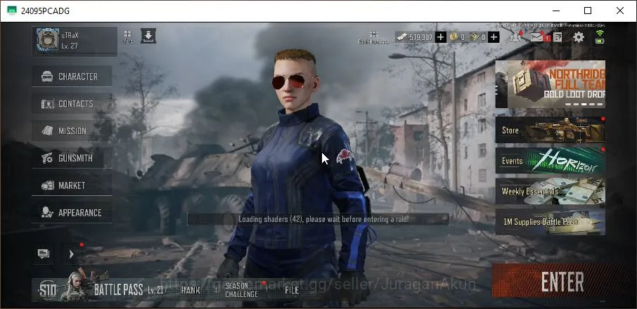 Arena Breakout Mid-Tier [MOBILE] Lvl27|SV 12M|CV 11M|MaxTac Uniform Cascad image 1