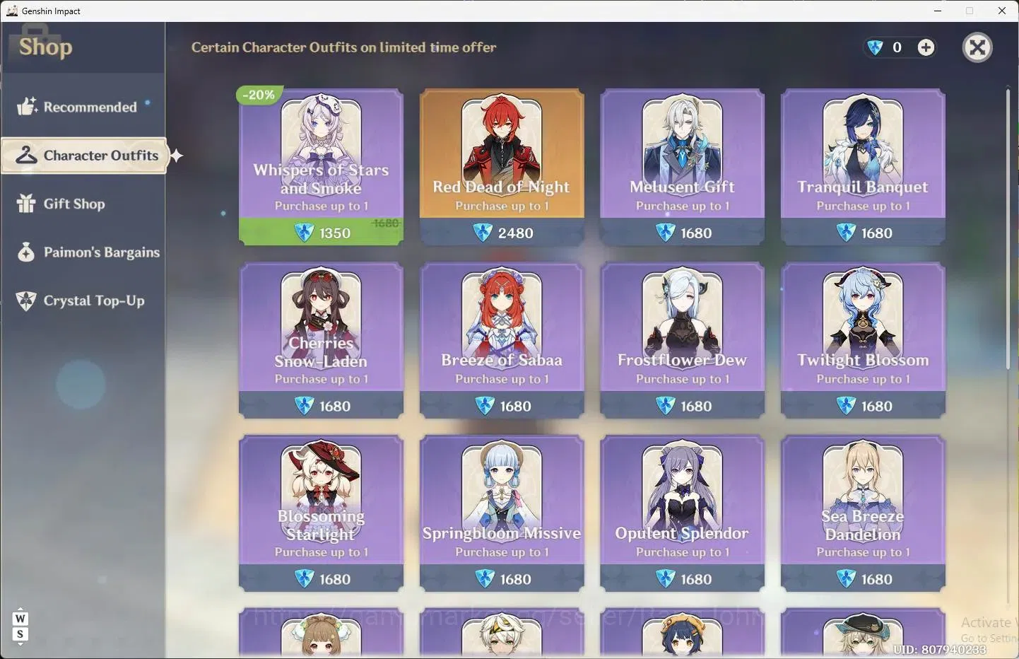 Genshin Impact Accounts ASIA | AR 41 | 3 Limit | Venti,Klee,Xiao+1 Charstd image 12