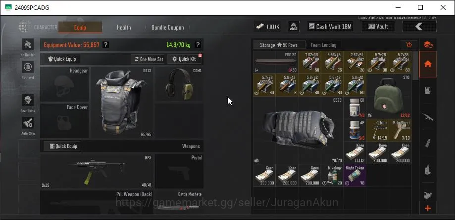 Arena Breakout Accounts Mid-Tier [MOBILE]|SV 20M|CV 18M|Trauma Uniform Fierce-M4 Speed-MDR Combust-SJ16 5