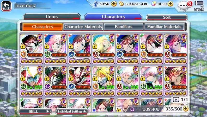 Bleach: Brave Souls Accounts Mid-Tier [GLOBAL]|10K Orb|3BTW Macy,Noel,Ninny,Rukia 10th,Duo Renew,Duo crescent,Gremmy 3