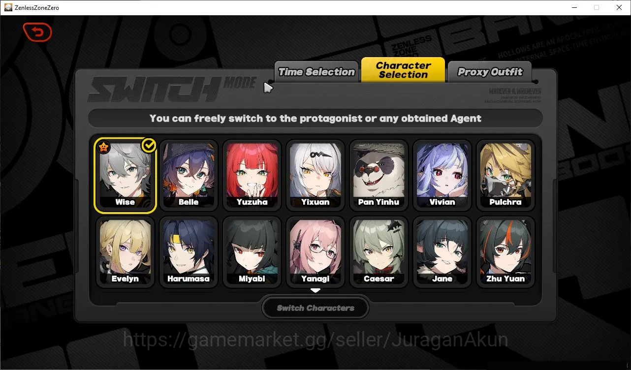Zenless Zone Zero Accounts End-Game Asia IK 57|10 Limited 4 Sign(Yixuan,Vivian,Yuzuha)+4 STD|15 S BG+3 WEngine|Wise|Take 2
