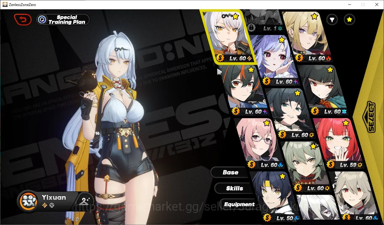 Zenless Zone Zero Accounts End-Game Asia IK 57|10 Limited 4 Sign(Yixuan,Vivian,Yuzuha)+4 STD|15 S BG+3 WEngine|Wise|Take 3