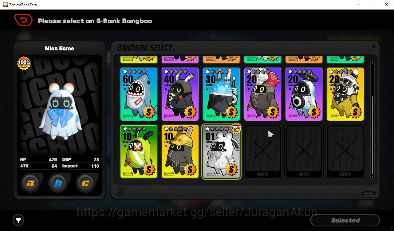 Zenless Zone Zero Accounts End-Game Asia IK 57|10 Limited 4 Sign(Yixuan,Vivian,Yuzuha)+4 STD|15 S BG+3 WEngine|Wise|Take 5