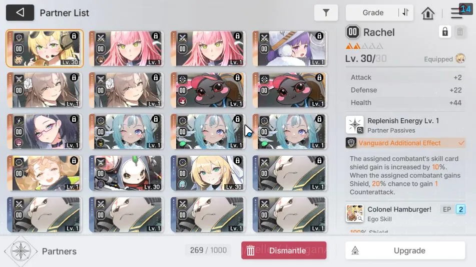 Chaos Zero Nightmare Accounts GLOBAL LV24| 5SSR(KayronM1 Yuki Magna Rin Hugo)+ 8SR(CassiusM1,LucasM3,BerylM3,Etc) 13SR 5