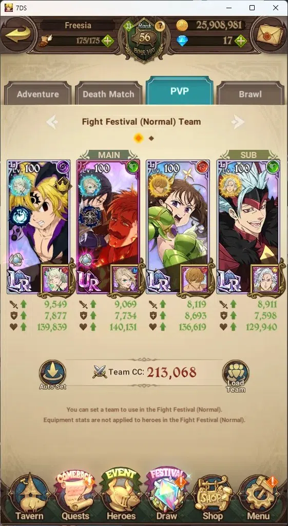 The Seven Deadly Sins: Grand Cross Accounts ASIA|3,5M CC|10 LS,17 Dm|4 LR+9 UR+Collab OVERLORD image 10
