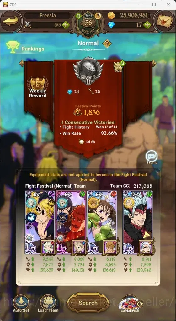 The Seven Deadly Sins: Grand Cross Accounts ASIA|3,5M CC|10 LS,17 Dm|4 LR+9 UR+Collab OVERLORD image 11