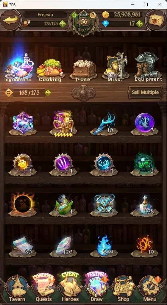 The Seven Deadly Sins: Grand Cross Accounts ASIA|3,5M CC|10 LS,17 Dm|4 LR+9 UR+Collab OVERLORD image 15