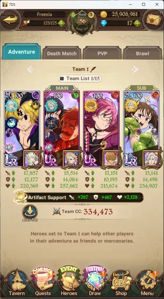 The Seven Deadly Sins: Grand Cross Accounts ASIA|3,5M CC|10 LS,17 Dm|4 LR+9 UR+Collab OVERLORD image 9